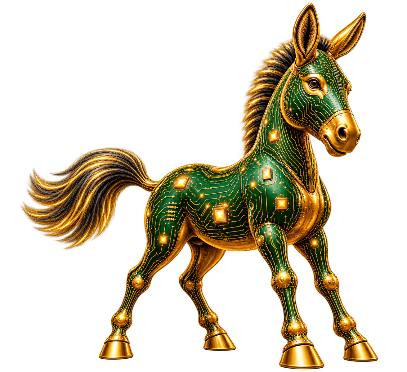 gold addiction — HeeHaw hypnotized by notifications