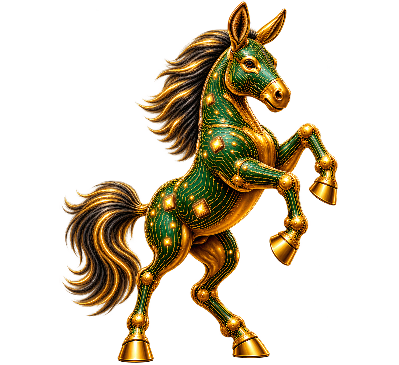 Unstoppable meme energy radiating from HeeHaw's gold
